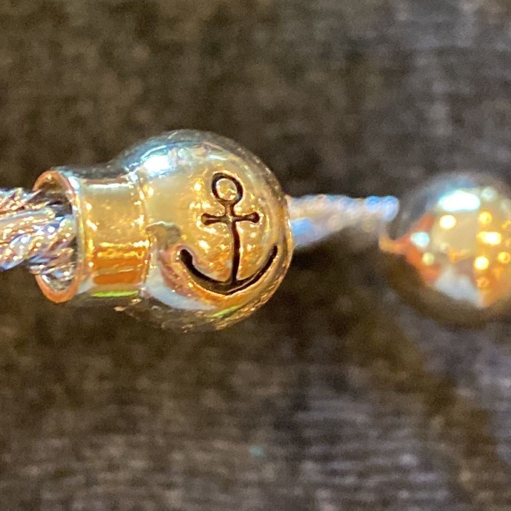 Nautical Rope Twist Bangle Bracelet